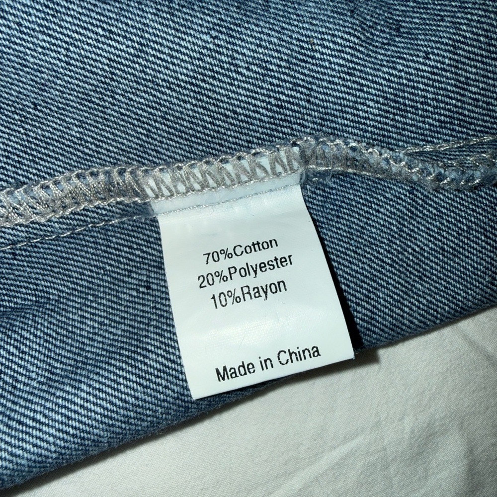 Denim Tube Top Size Large - Picture 6 of 8